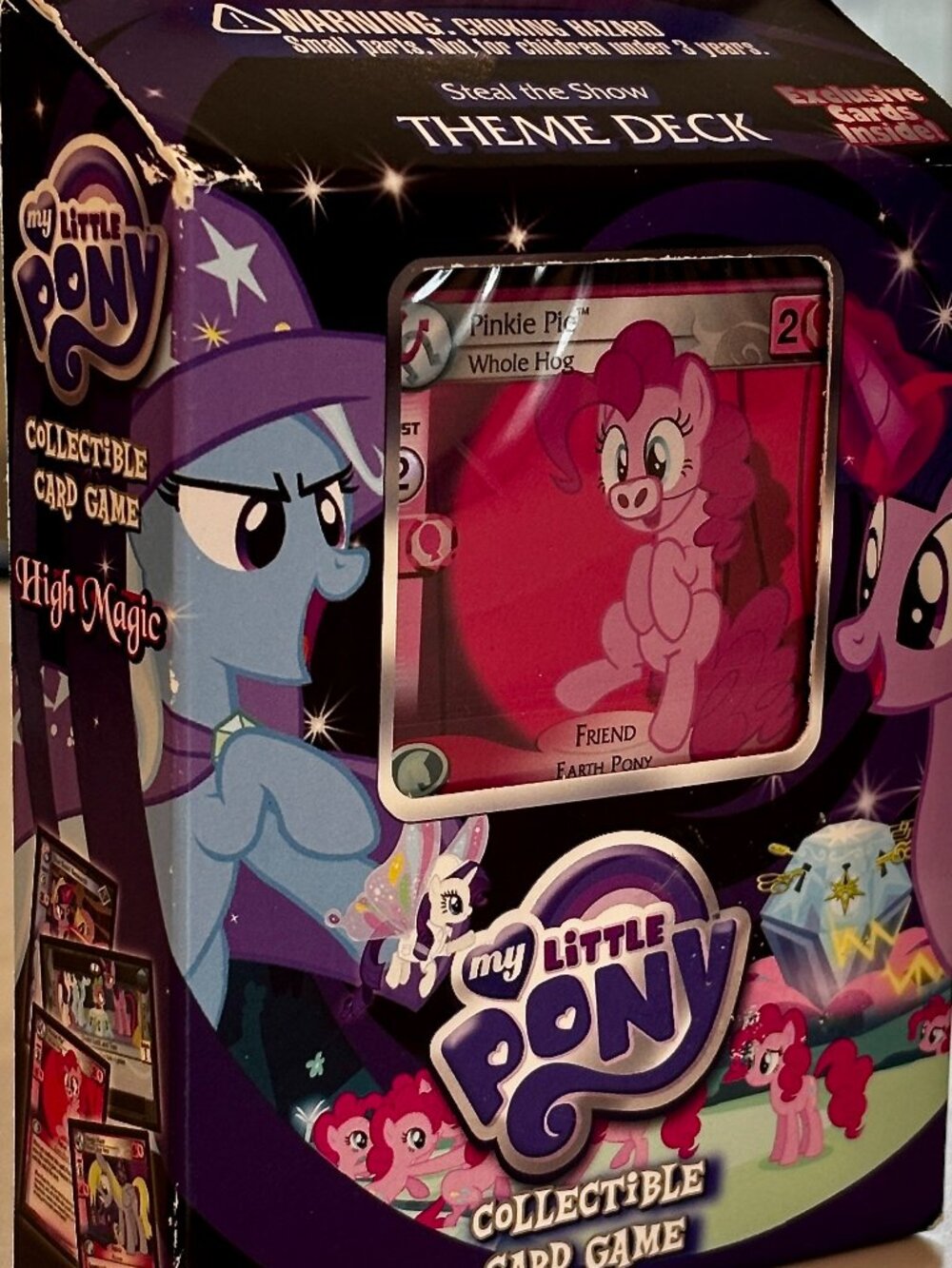 Rare New Seal My Little Pony Collectible Card Game High Magic “Steal the Show”